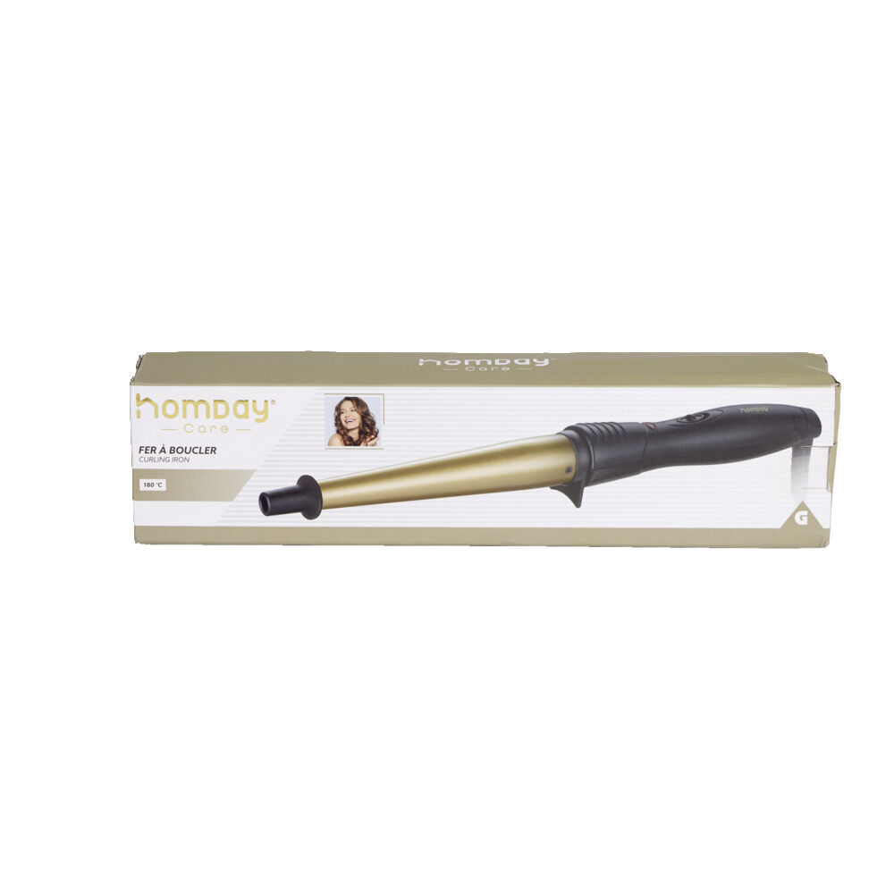 Fer à boucler pour cheveux 180°C Homday