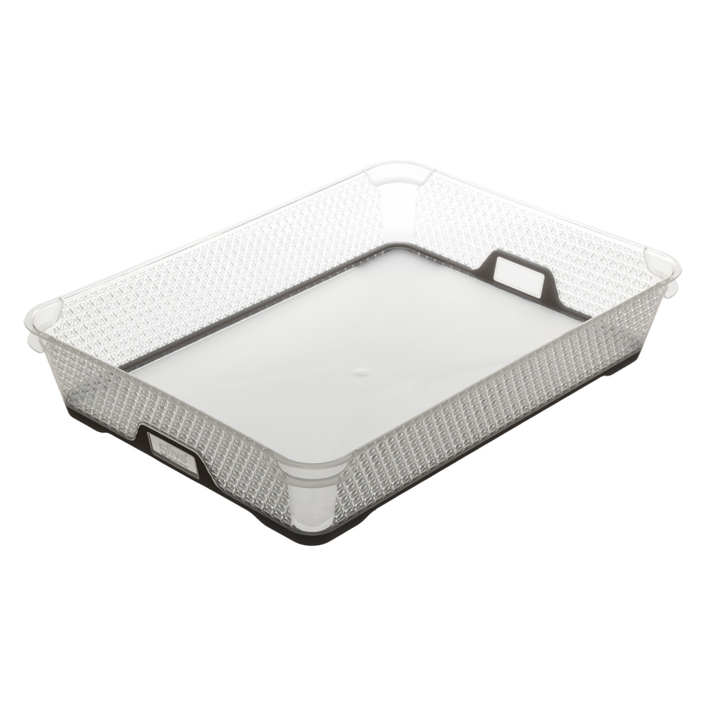 Cesto de arrumação com pegas duo 6,7l