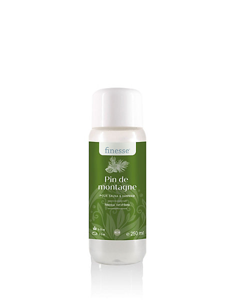 CF group Finesse - Fragrance Sauna Hammam Senteur Pin de Montagne à Base d'Huiles Essentielles - Bouteille 250 ml -