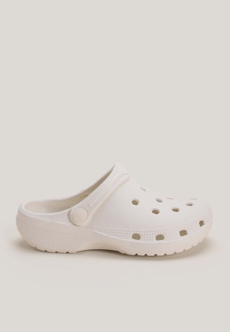 Girls White Clog Sandals