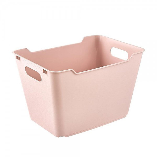 Panier de rangement design 20 litres lotta - Rose