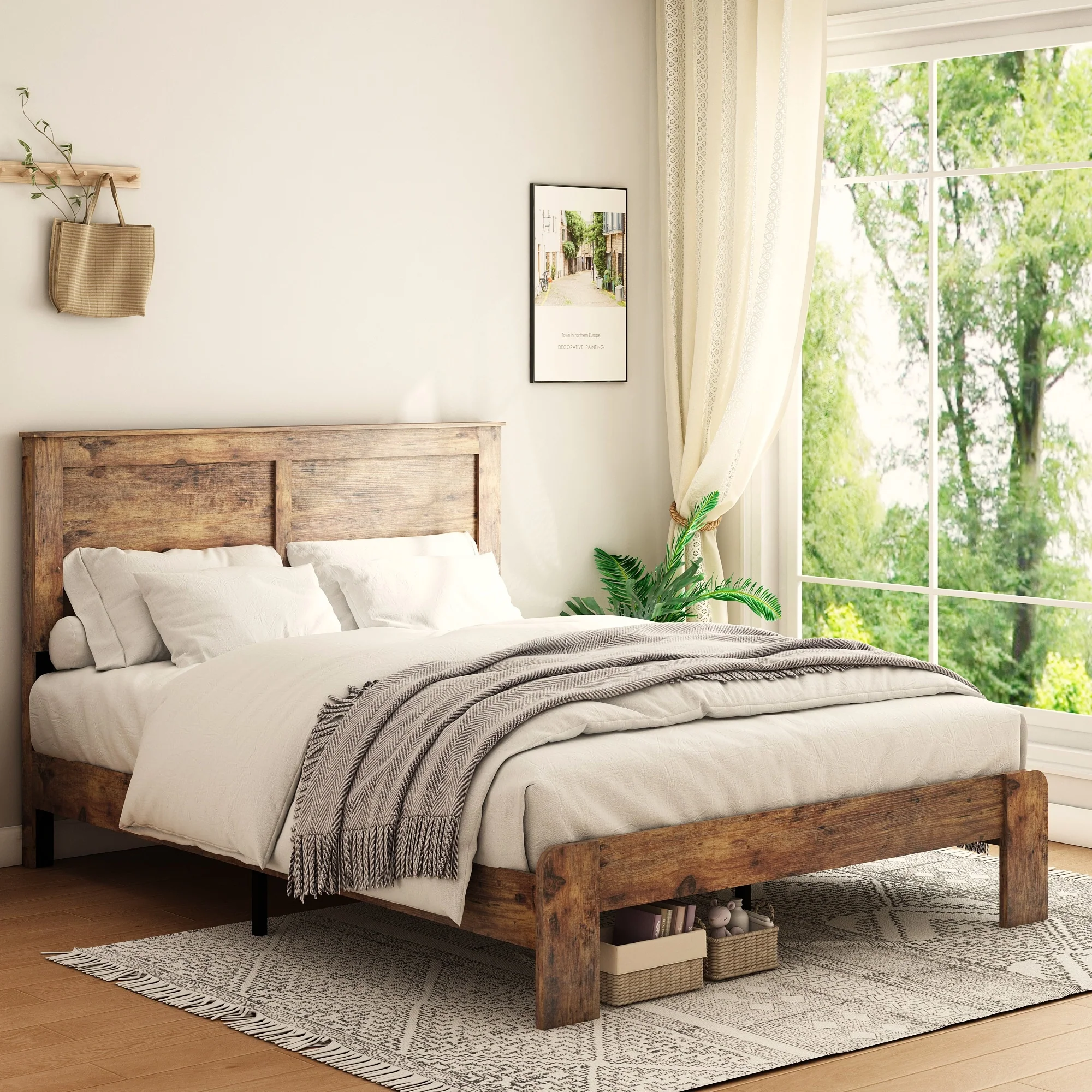 Wood Platform Bed Frame