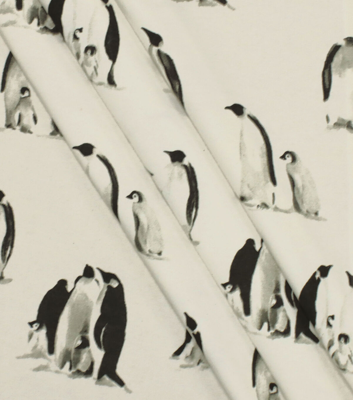 Penguins Super Snuggle Christmas Flannel Fabric