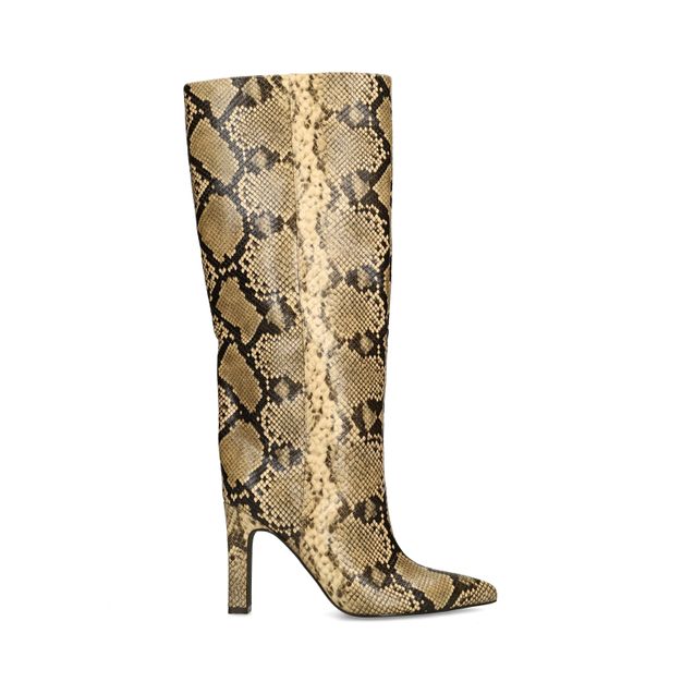 Snake hoge laarzen met hak