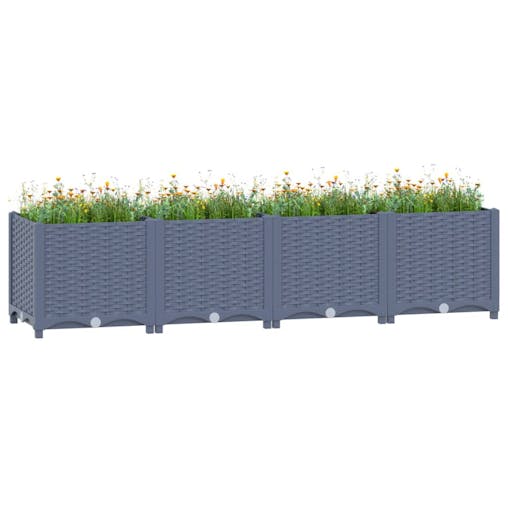 NNEVL Raised Bed 160x40x38 cm Polypropylene