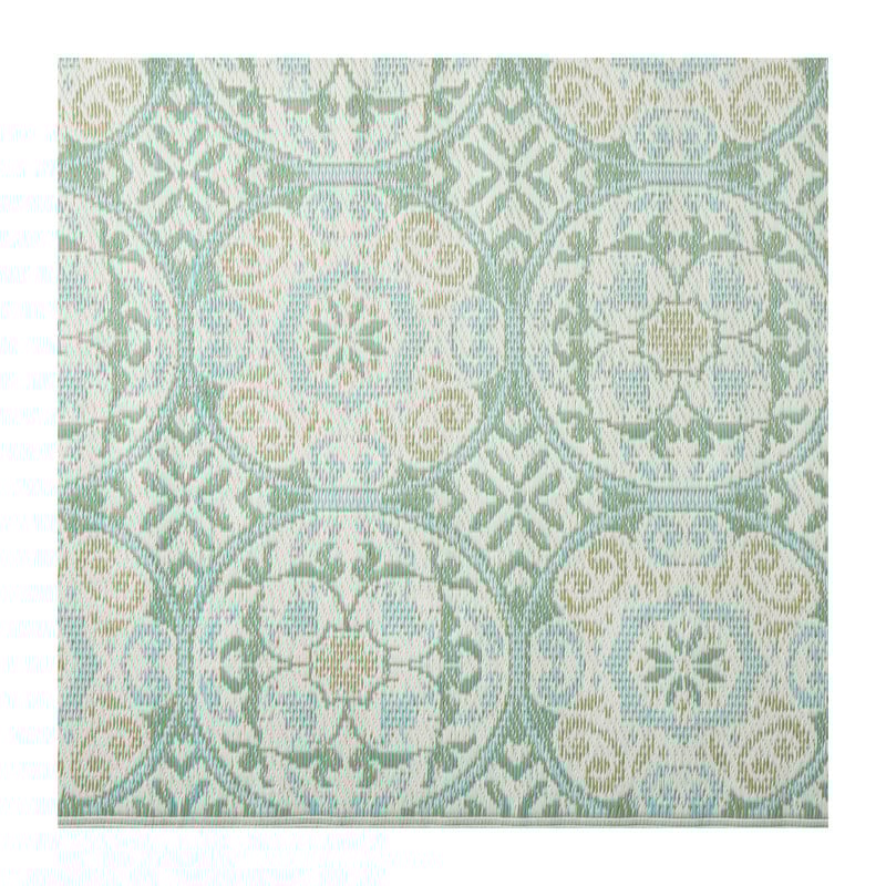 Buitenkleed cirkels - groen - 160x230 cm