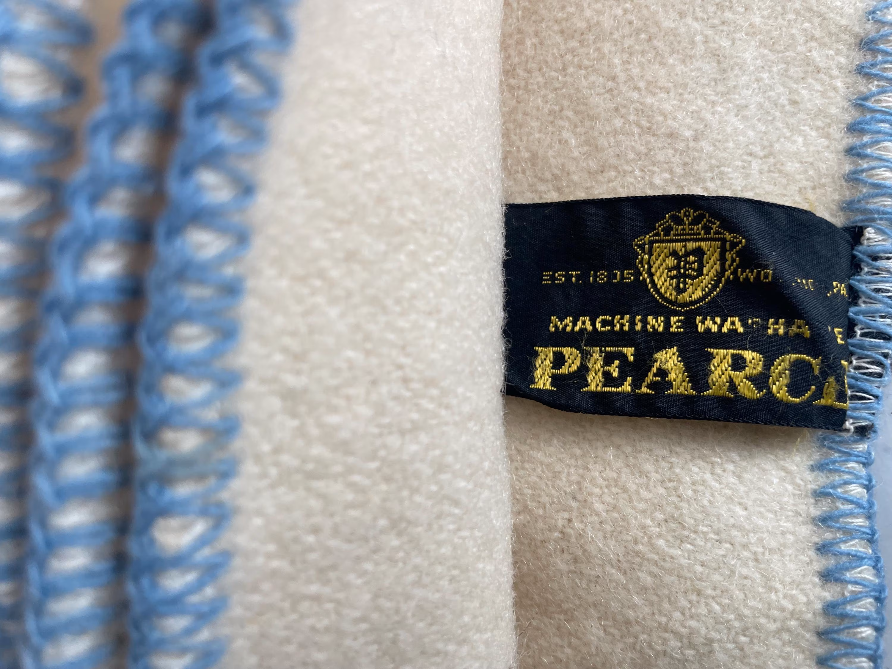 Pearce Wool Blanket, 70” X 80” appx