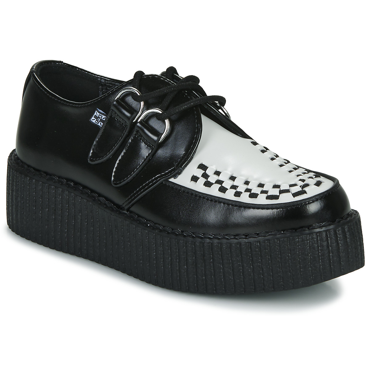 TUK - Viva Hi Sole Creeper - Black / White