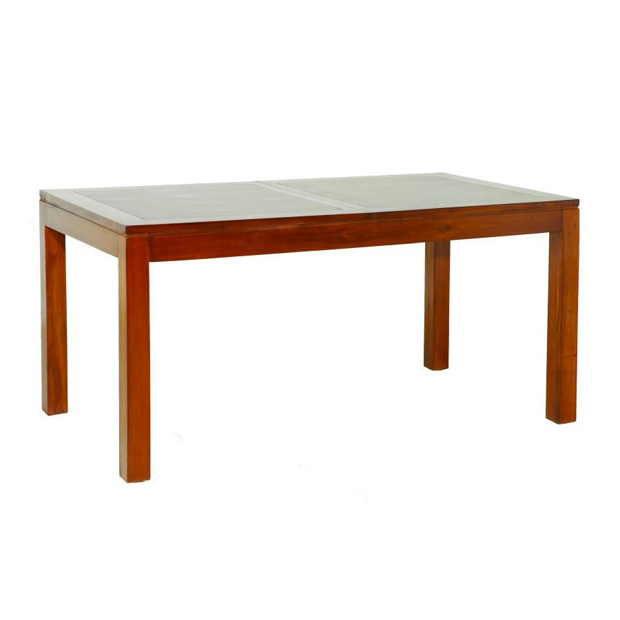 EDEN - Table à manger extensible en mindi marron L200