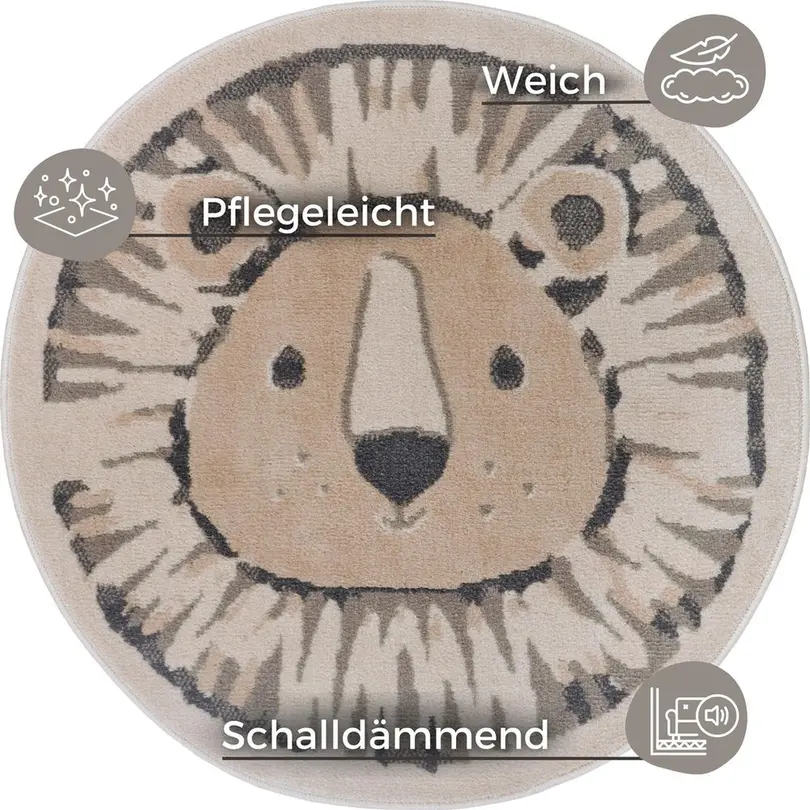 Kinderteppich Lion