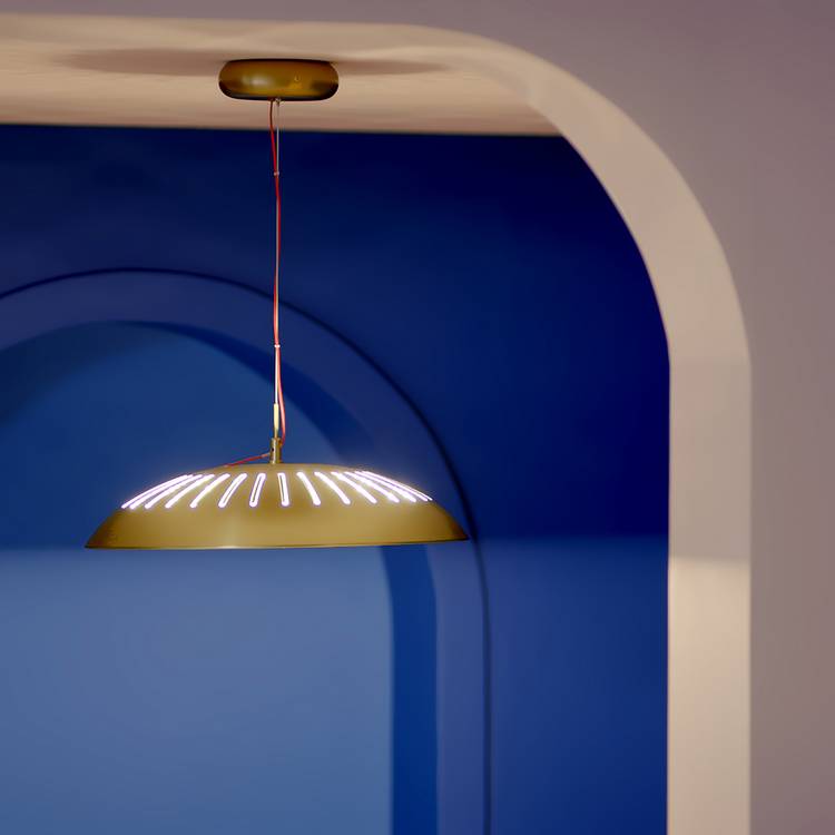 Habitat 60 Ellipse Pendant Light by Sebastian Conran - Brass