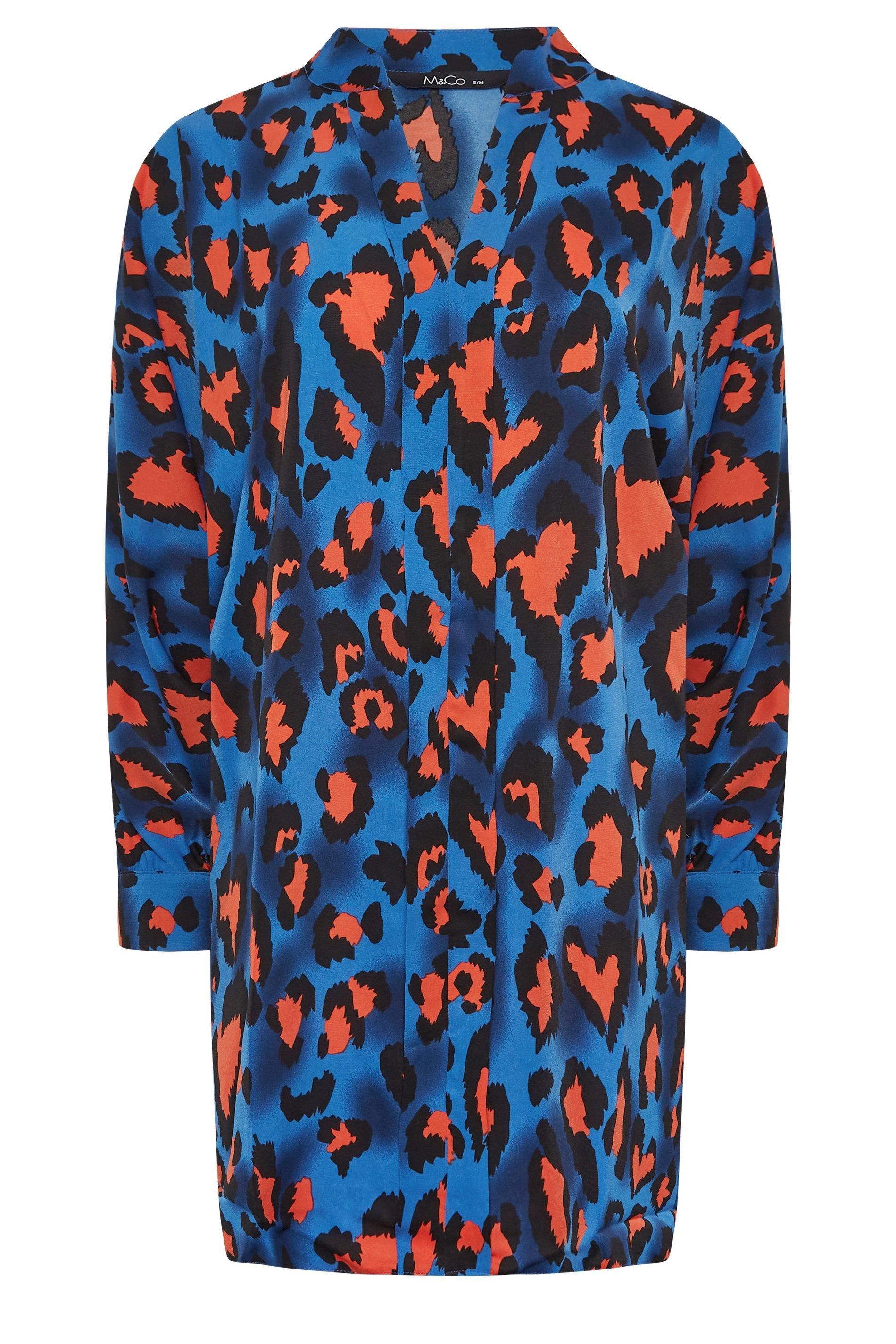 M&Co Leopard Print Blouse