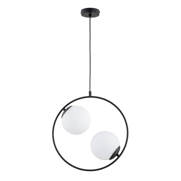 Lampa wisząca ADINO czarna 2xE14x10W wym:85x15x38,5cm IP20 Alfa