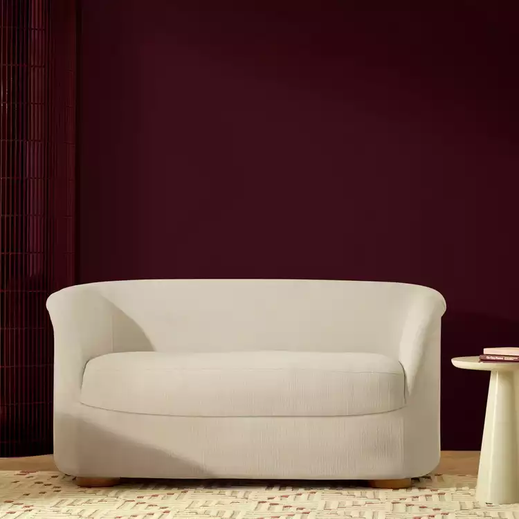 Habitat Nora Fabric 2 Seater Sofa - Cream