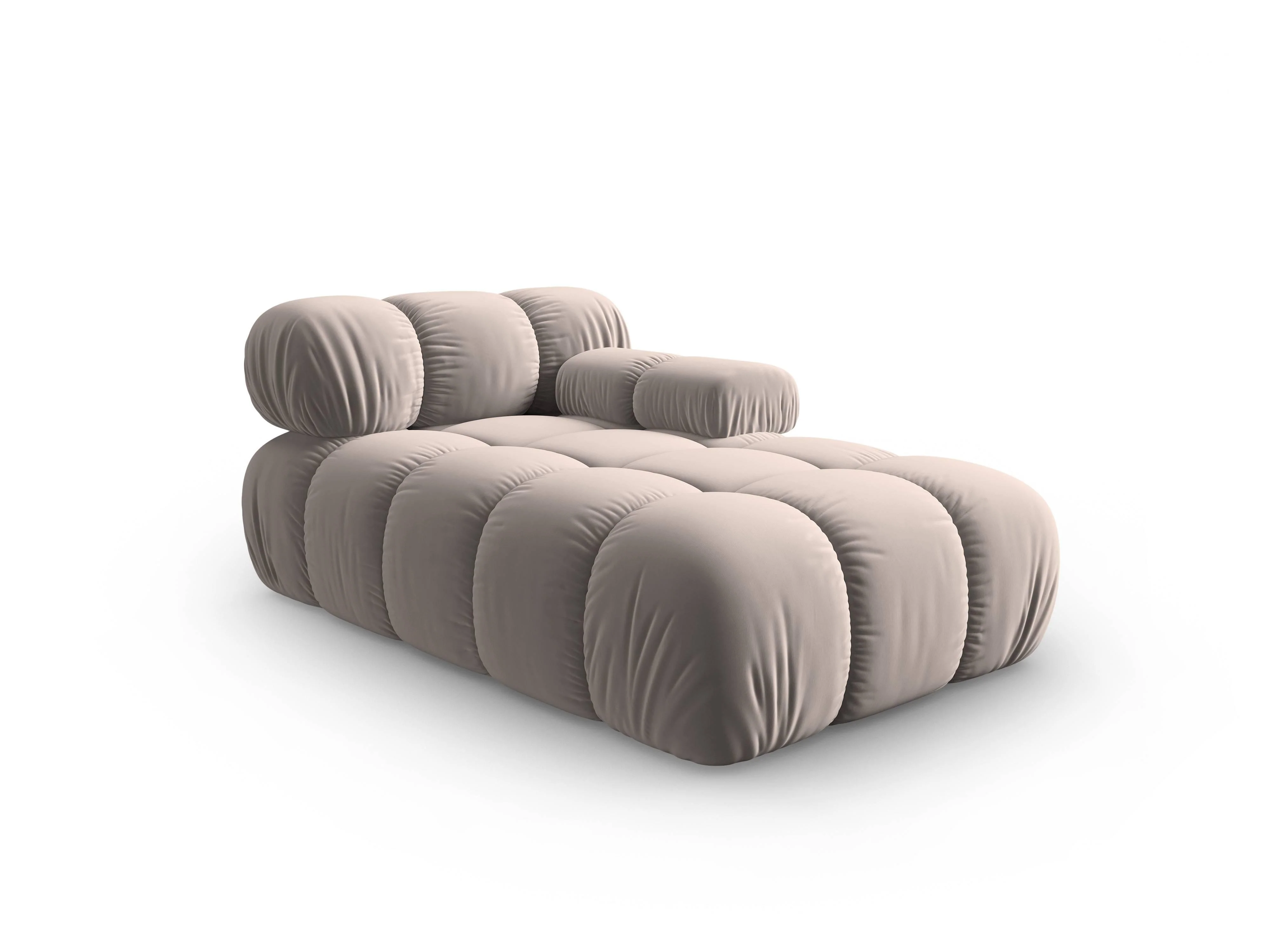 Modulair-chaise longue Tropea rechts velvet