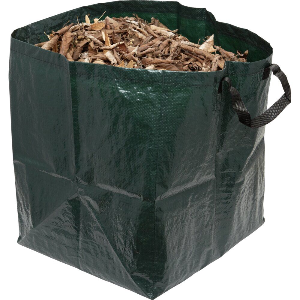 Sac de jardin 80L plastique vert 43x39xH48 cm