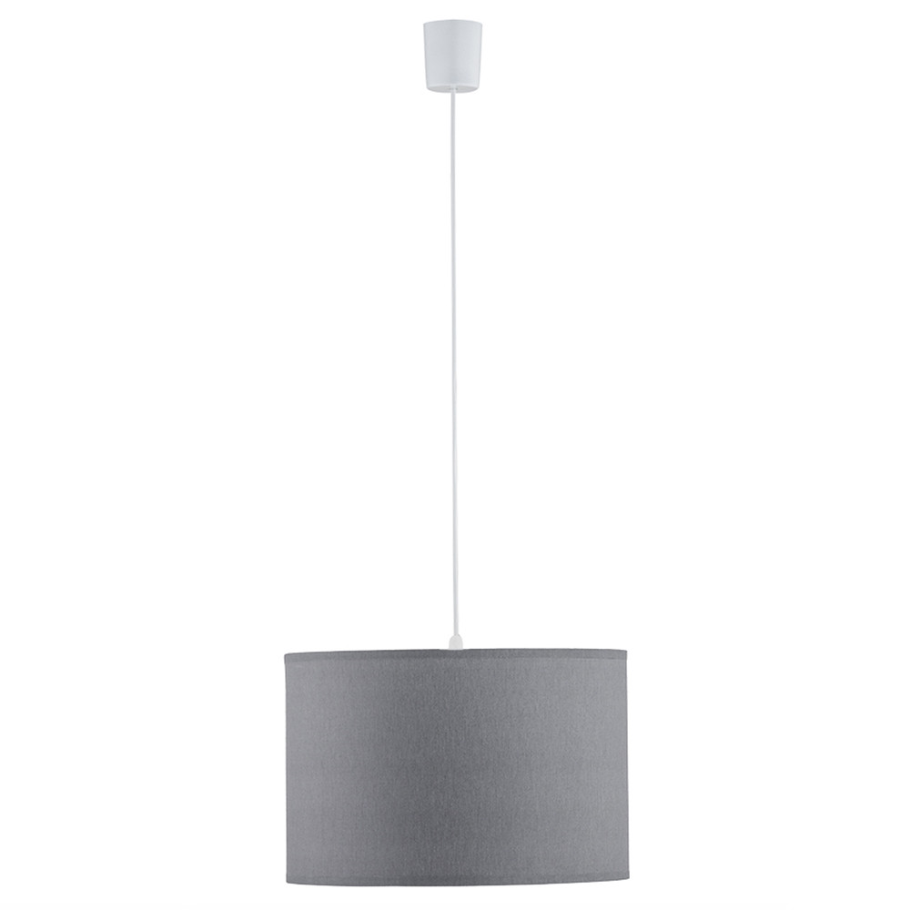 Lampa Wisząca Rondo Szara Tk Lighting - Klasyczny Minimalizm