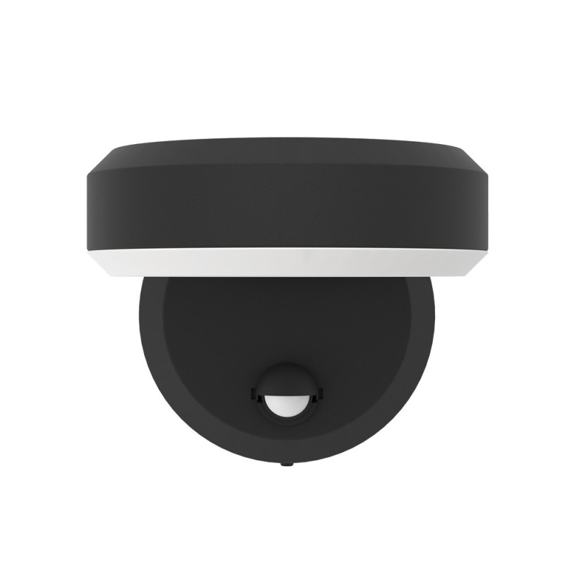 Applique extérieure LED Fornaci noire avec détecteur de mouvement 3,6 W EGLO