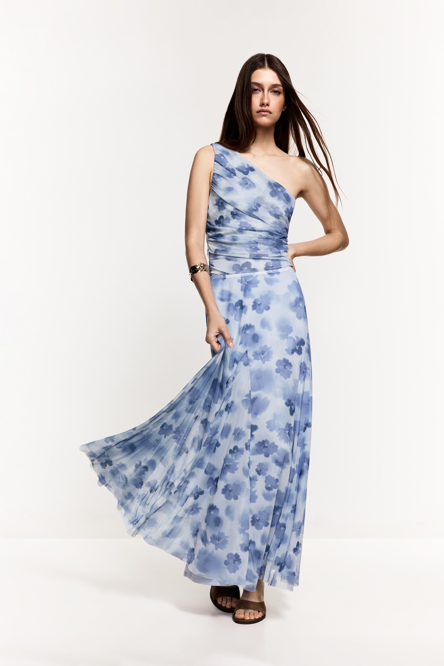 Falda midi mesh