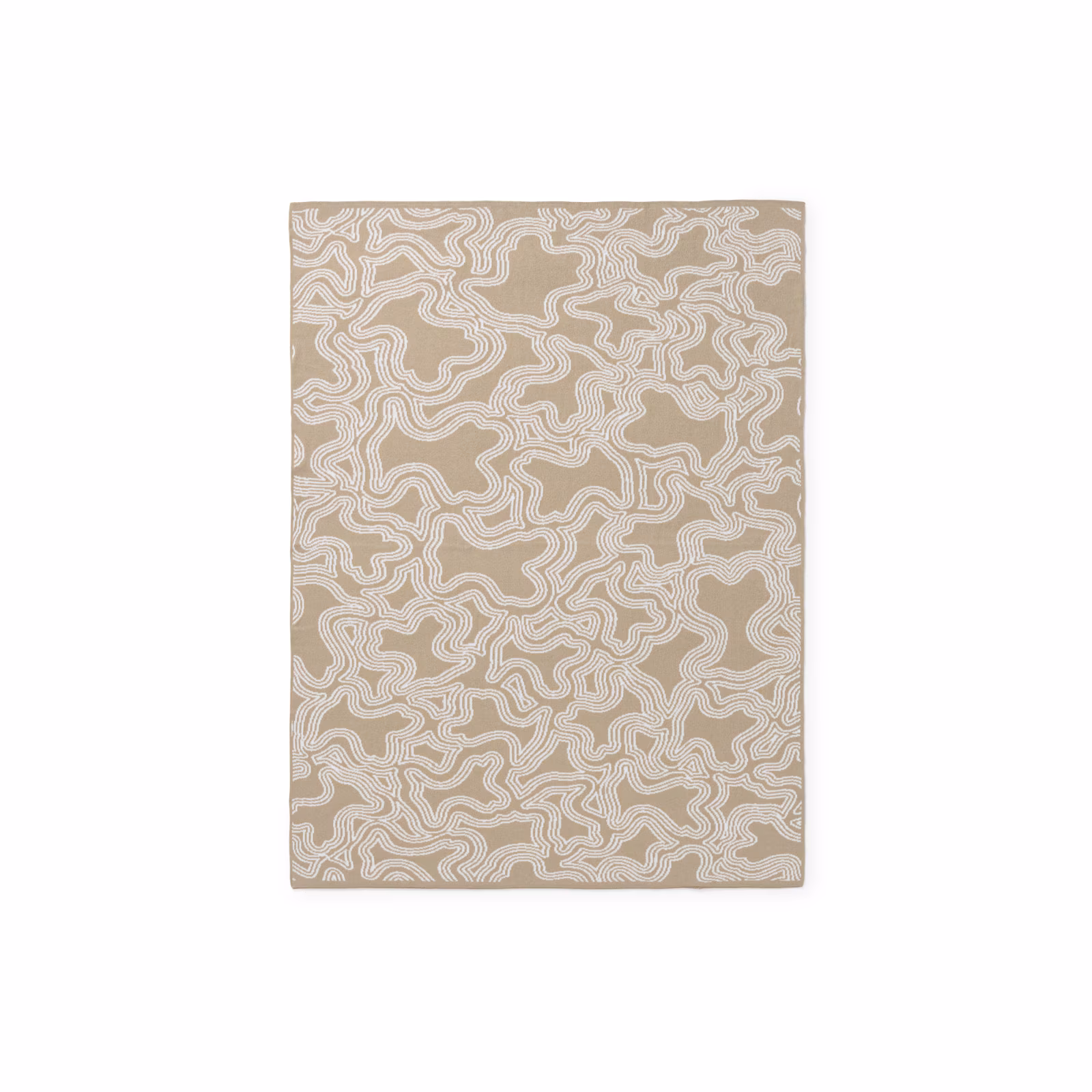 Manta de bebé reversible Nilo beige