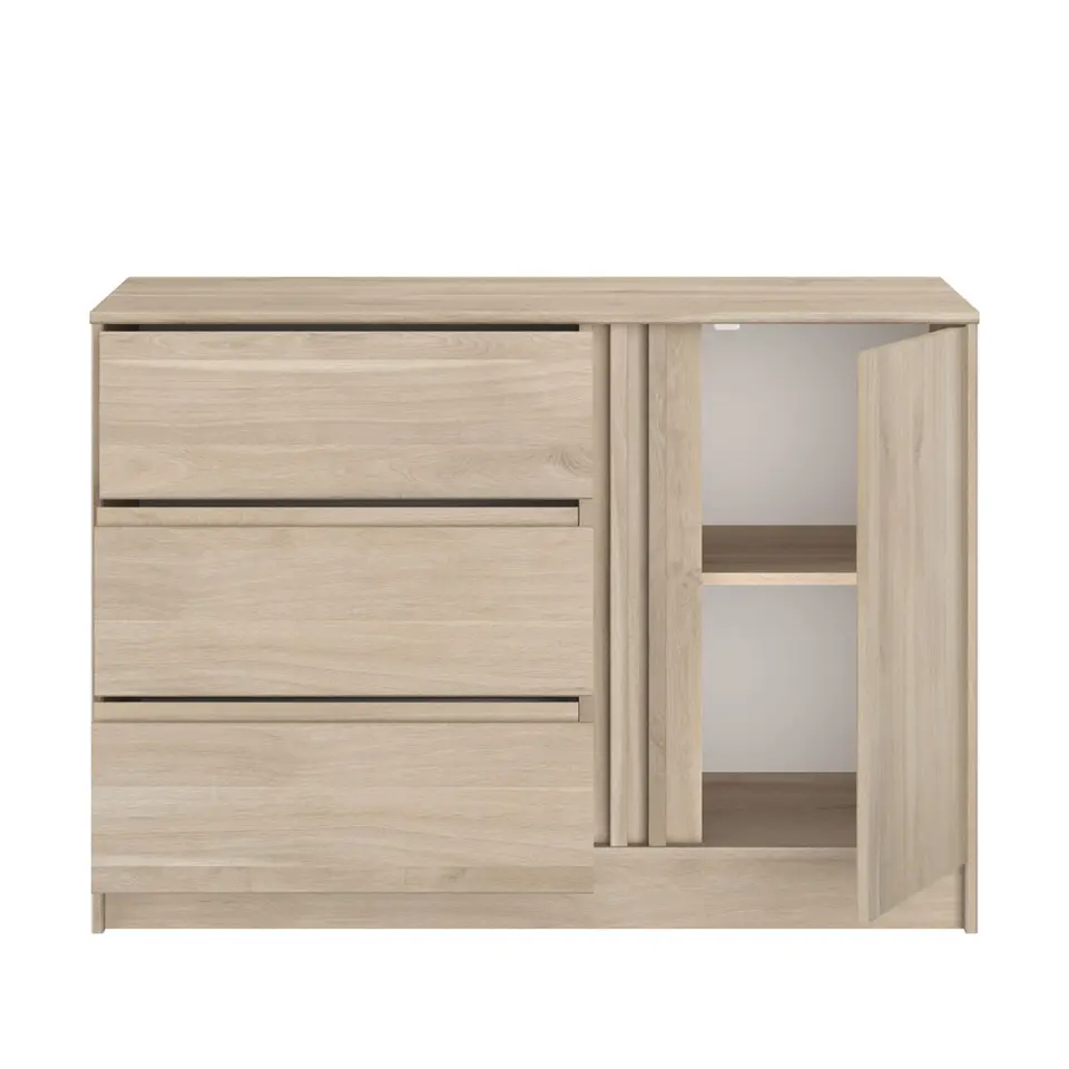 Dressoir Evi - eikenkleur - 76,8x109,8x50 cm