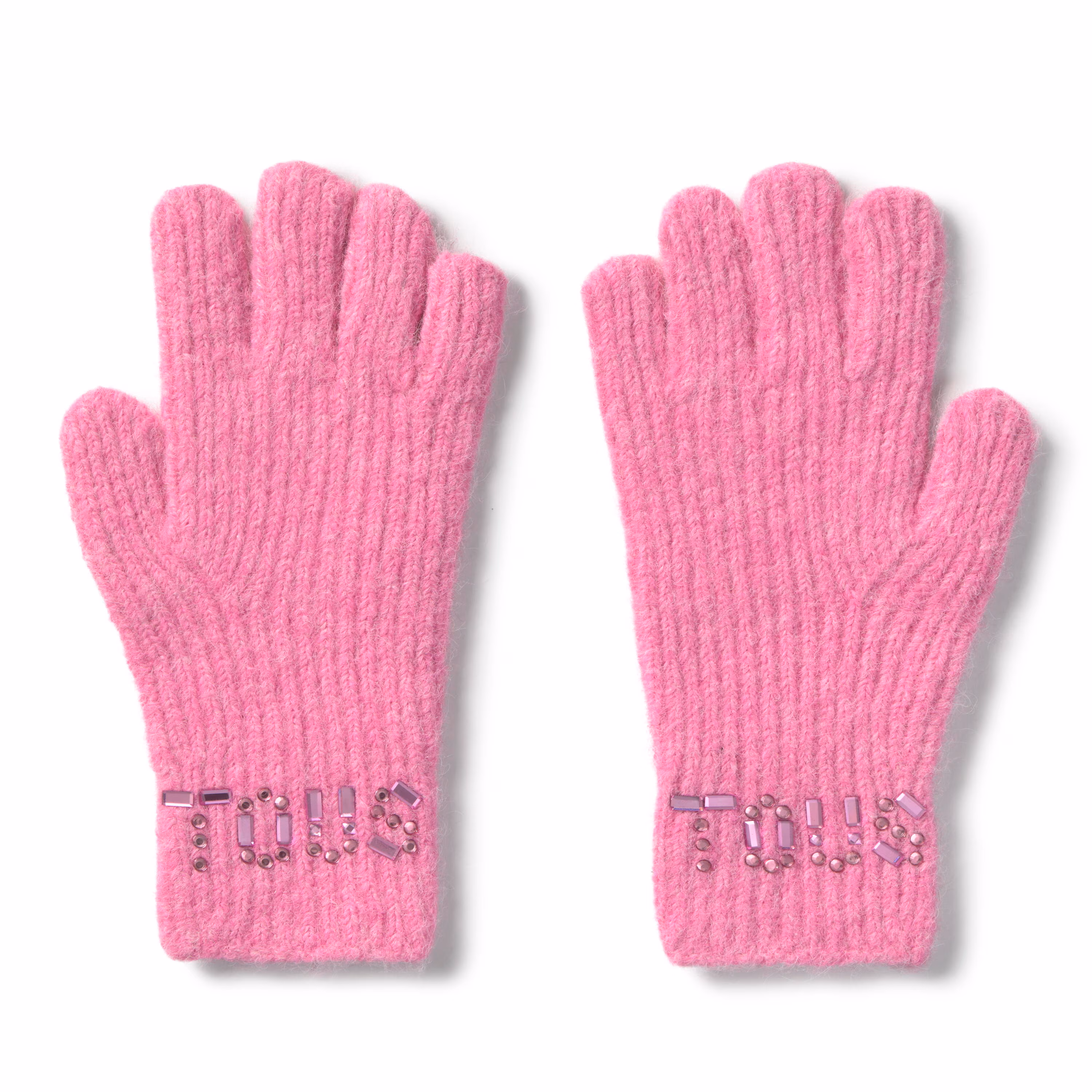 Guantes rosa oscuro TOUS Crystal
