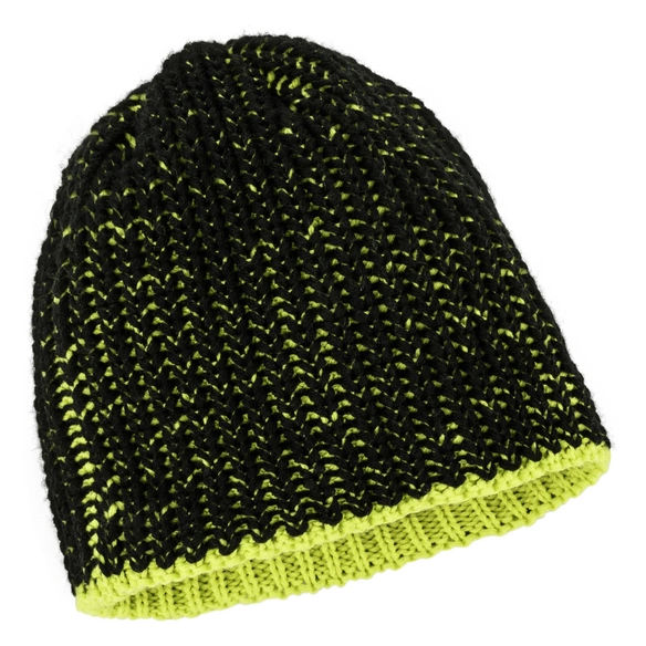 Stricktroyer, schwarz/lime, Polyacryl, Gr. XXL