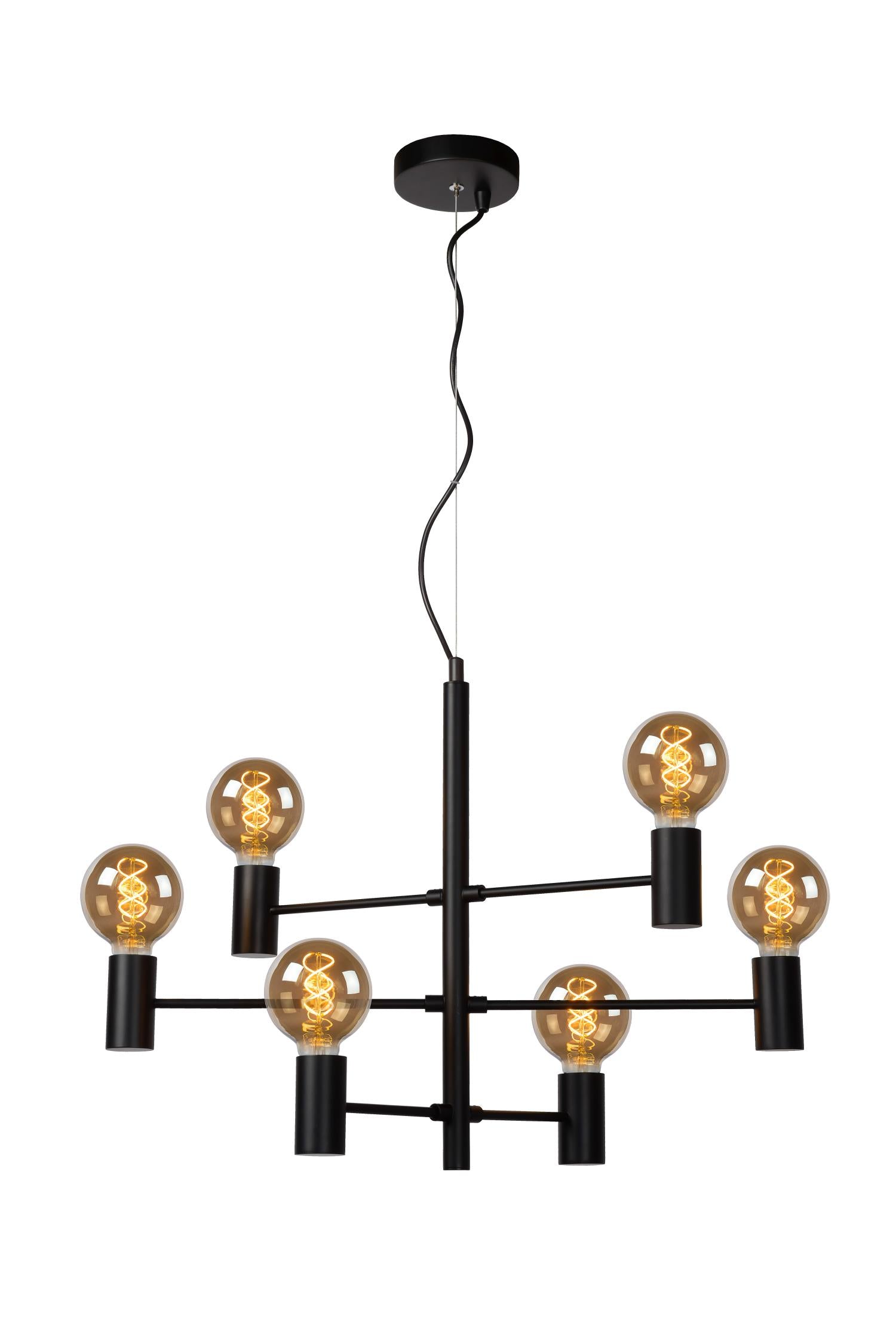 Lucide LEANNE Hanglamp - Zwart