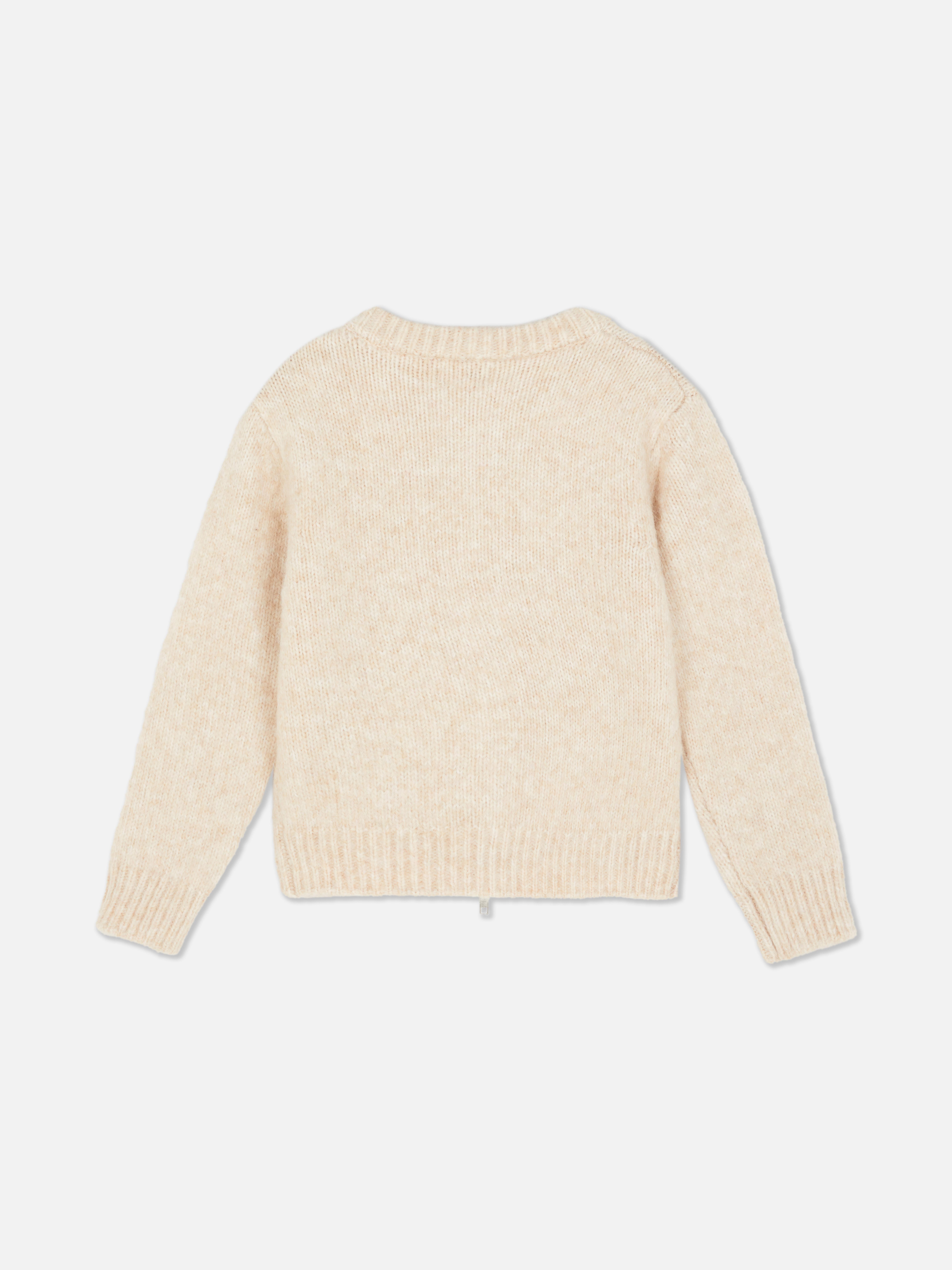 7-15yrs | Two-Way Zip Cardigan