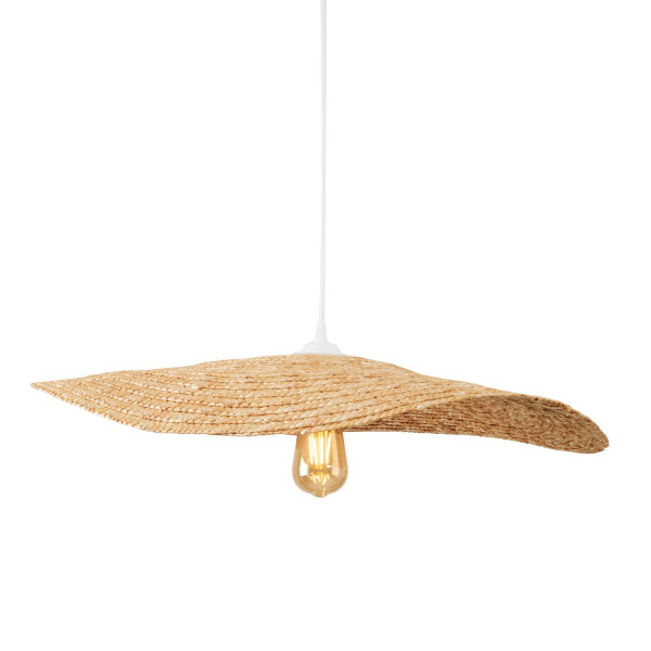 Lampa wisząca biała NAP 1xE27x15W wym: 155x60x60 cm Maxlight