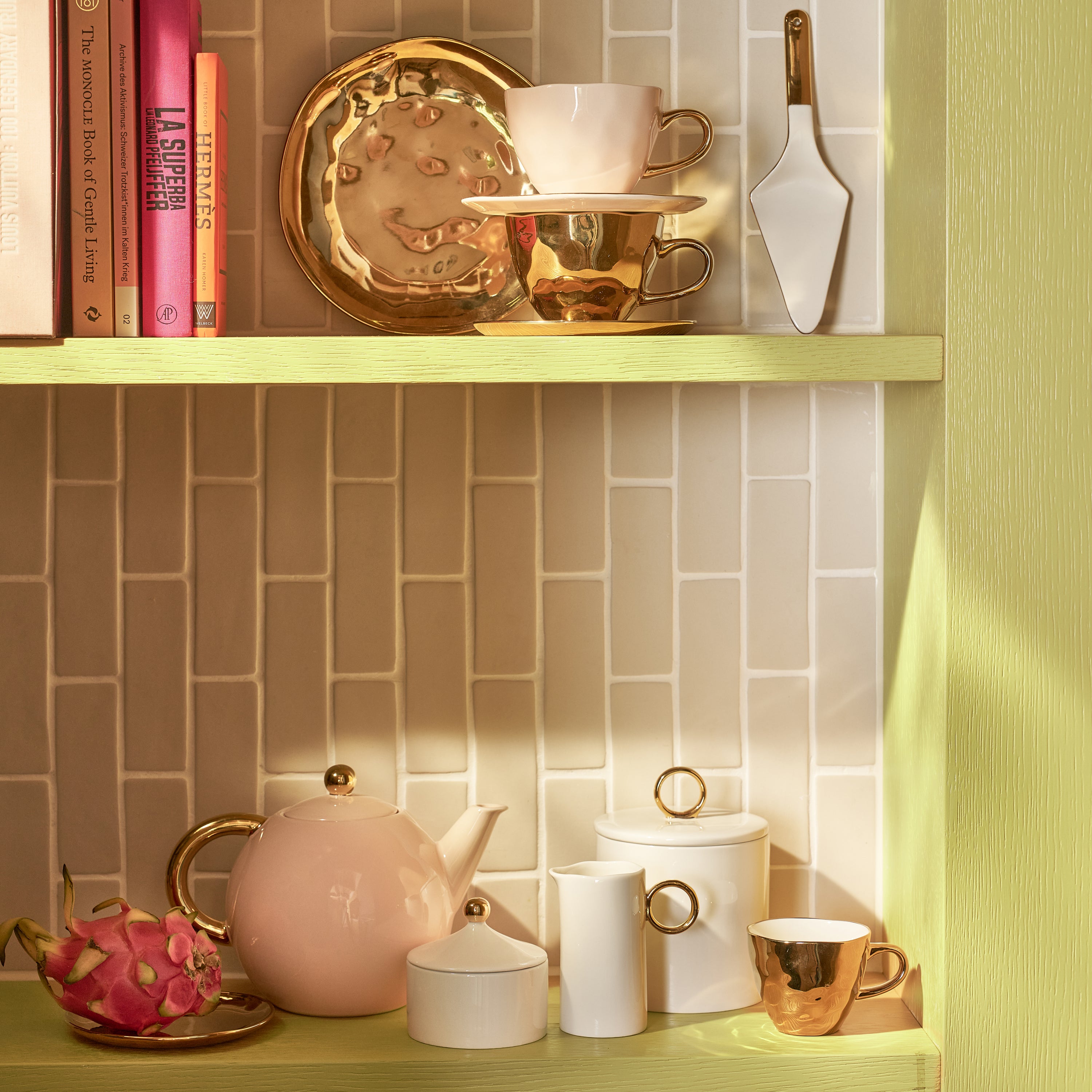 Urban Nature Culture Good Morning Kop Cappuccino/Thee en Bord Oudroze