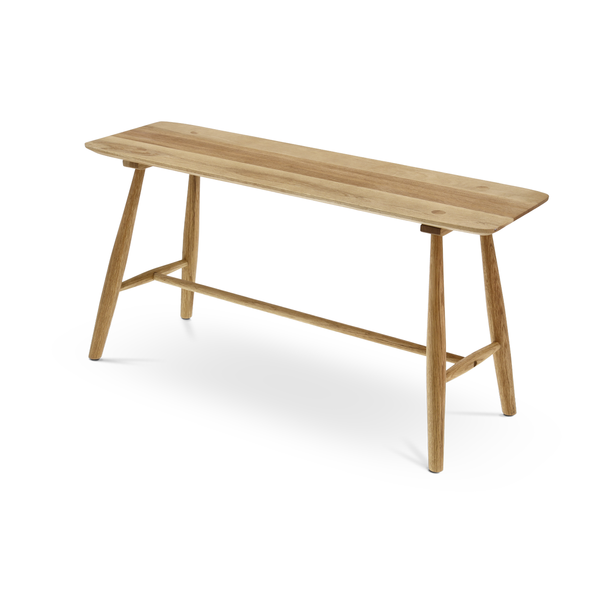 Villa Collection Bodo houten bankje naturel - 90 x 45 cm