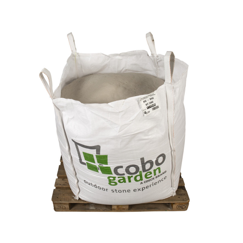 Big bag de Sable blanc 0 à 1 mm 1 m³ COBO GARDEN