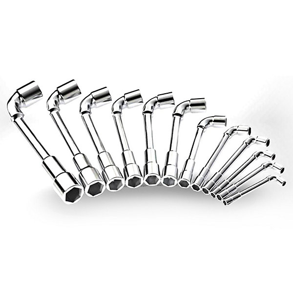 Jeu de 12 Clés à pipe Kraft Muller 6 PANS de 8 à 19mm
