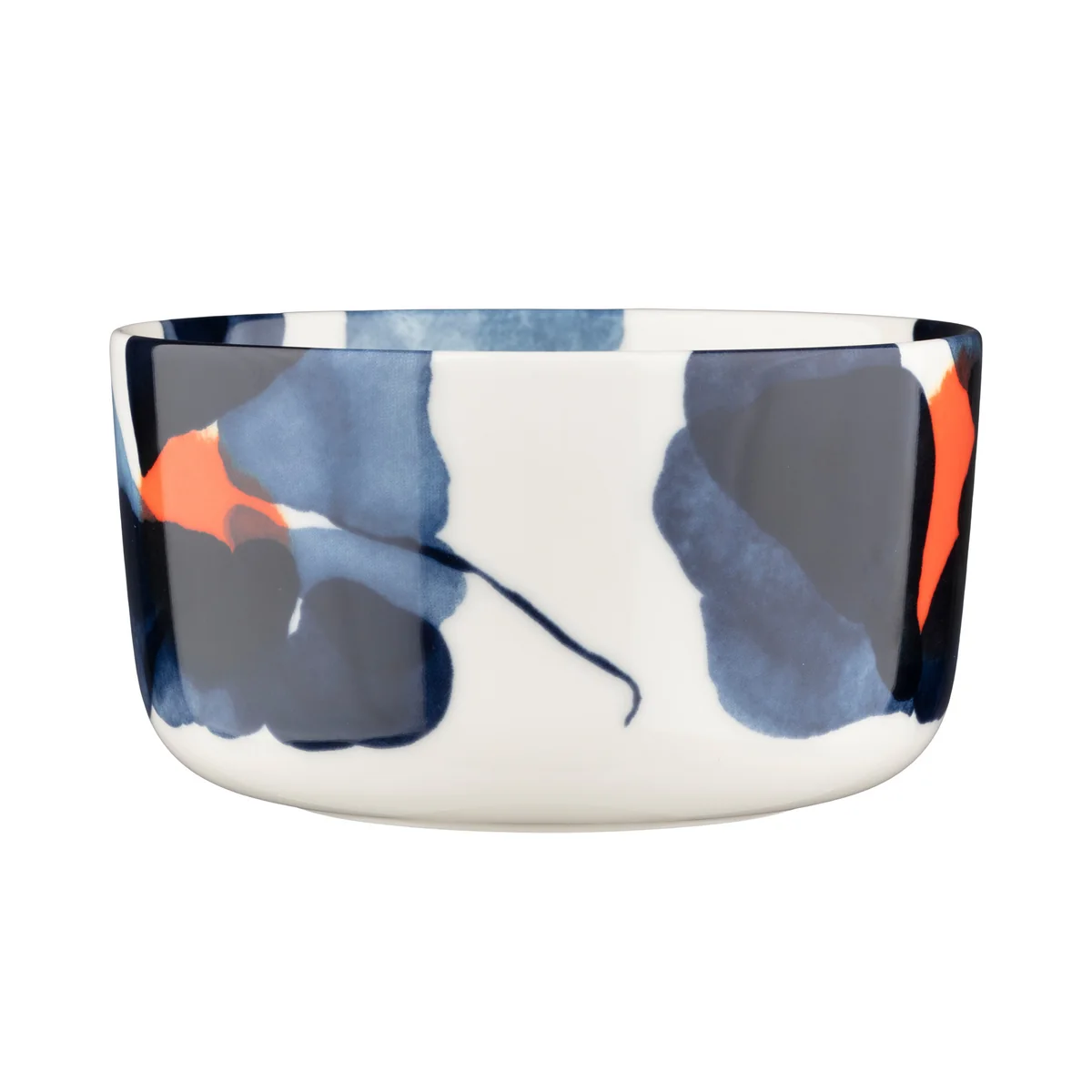 Marimekko - Oiva Valssi Schale, 500 ml, weiß / blau / orange
