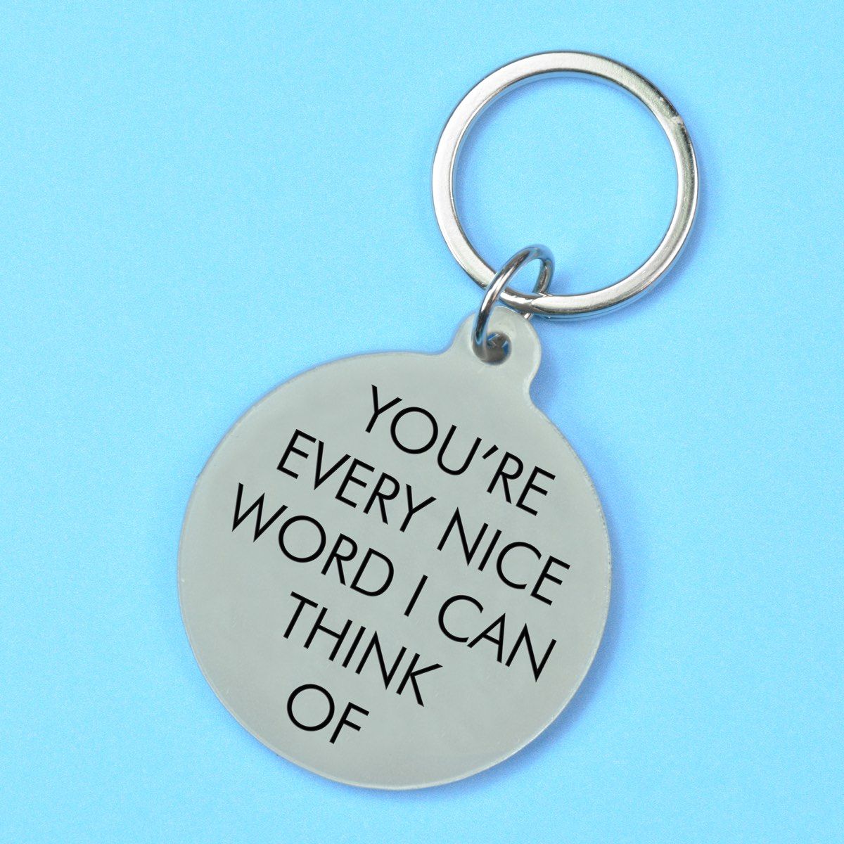 Flamingo Candles You're Every Nice Word I Can Think Of Keyring