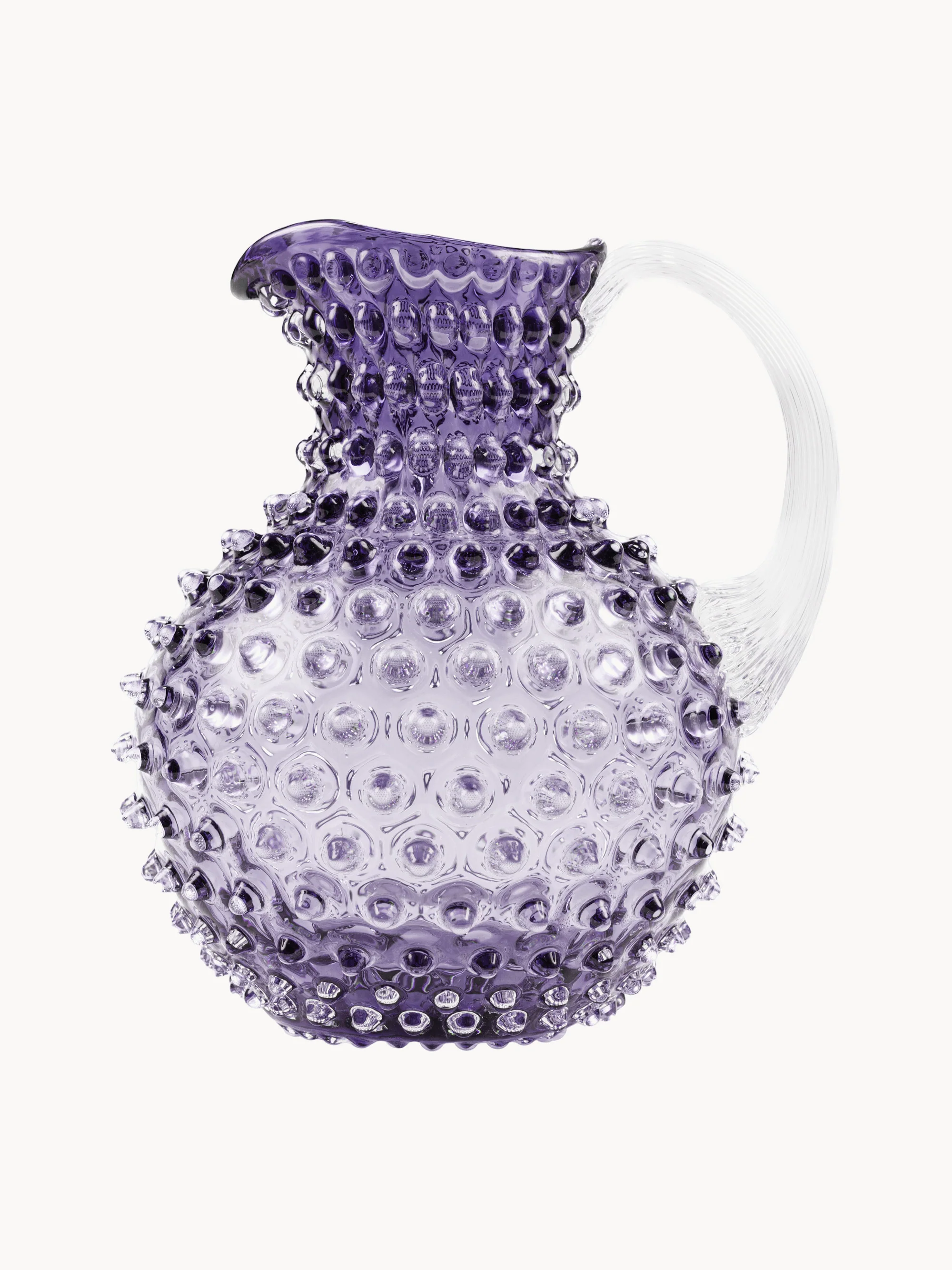 Mundgeblasener Krug Hobnail, 2 L