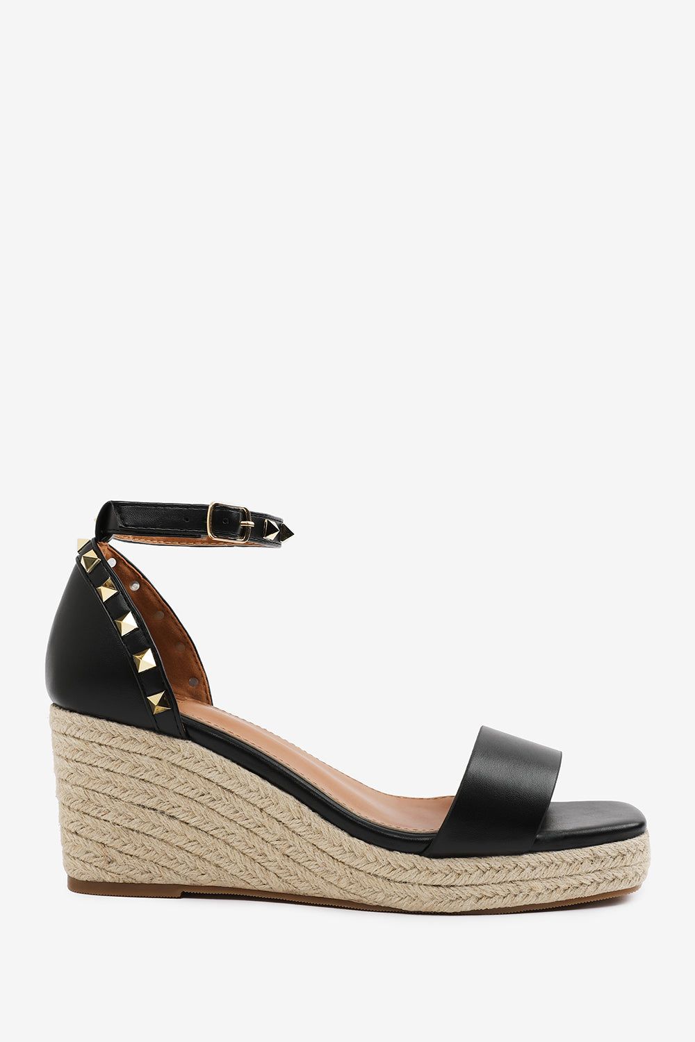 Where's That From Sawyer' Wide Fit Wedge Sandals With Gladiator Ankle Strap