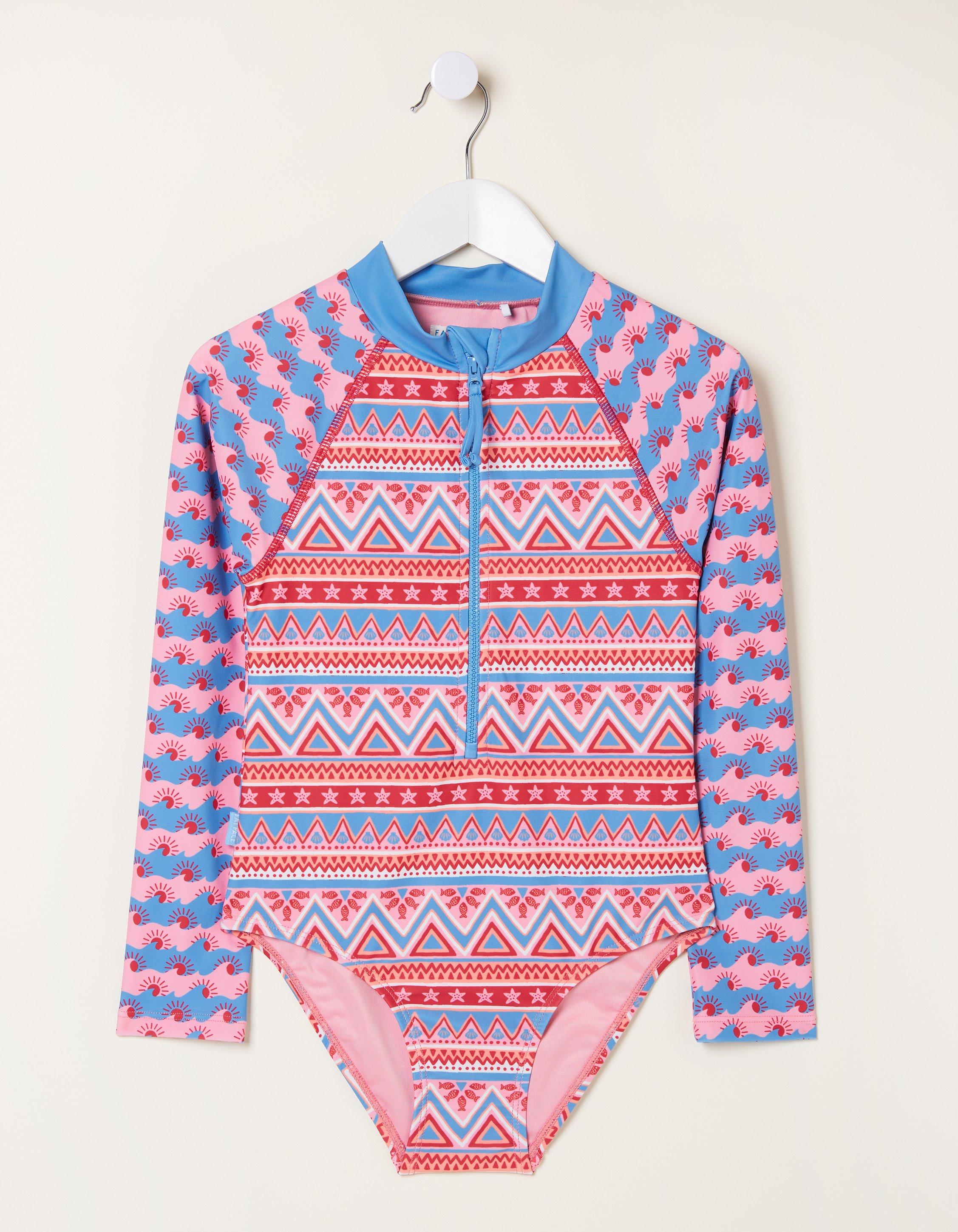 Aztec Long Sleeve Swimsuit