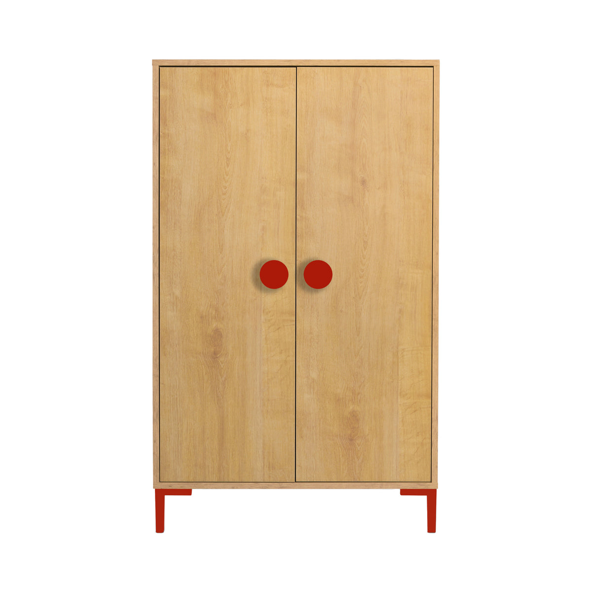 Really Nice Things Dressoir Alva Kids Eiken - Rood