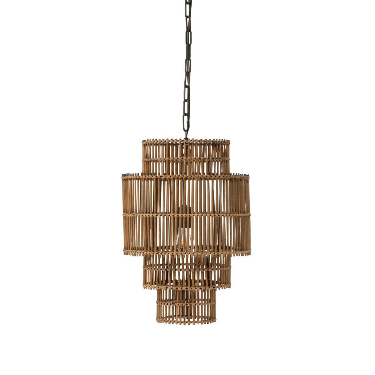 LOUCO - Suspension moderne en bambou naturel