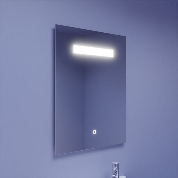 Miroir lumineux ELEGANCE 60x80 cm - avec interrupteur sensitif