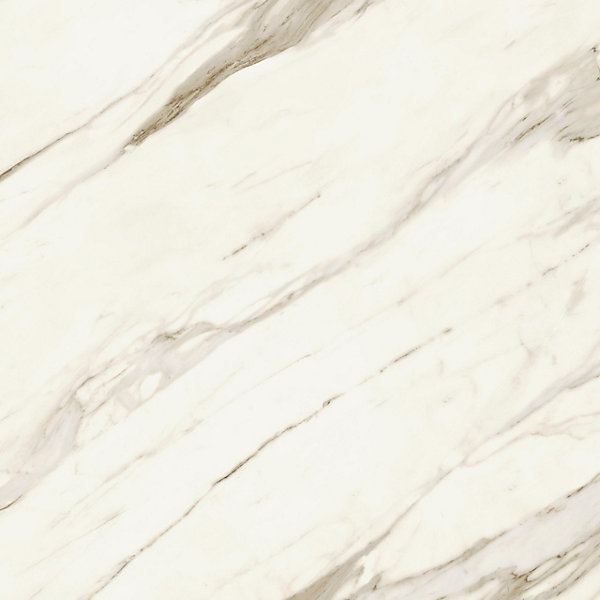Carrelage effet Marbre Blanc Calacatta Sublime 120x120x0,9 cm Velours Orsiano - Sol et mur intérieur (vendu par carton de 2,88 m²)