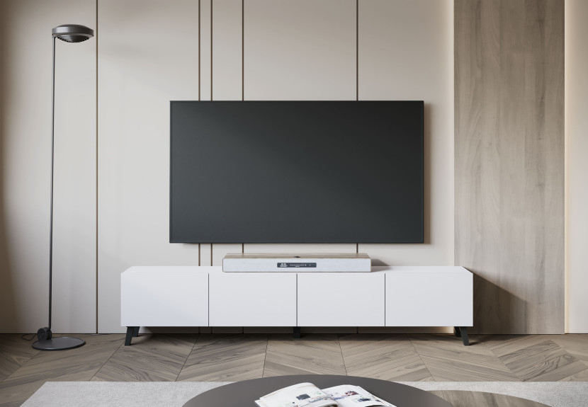 Szafka RTV LOKET 190 biały