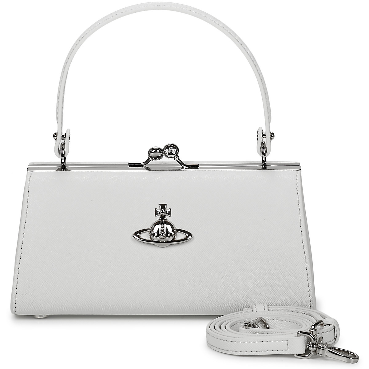 Vivienne Westwood - DOLL XL FRAME PURSE - White