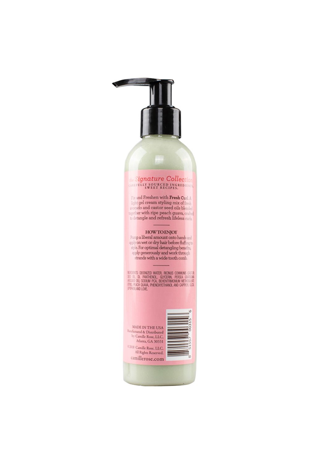 Camille Rose Fresh Curl Revitalising Hair Smoother 240ml