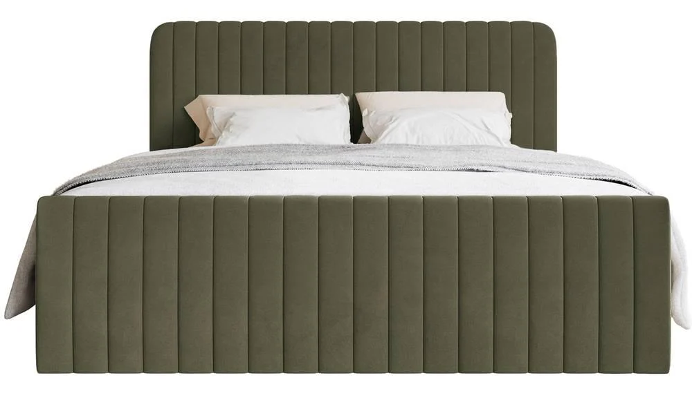 Boxspring Adrien velvet met opbergruimte 200x200