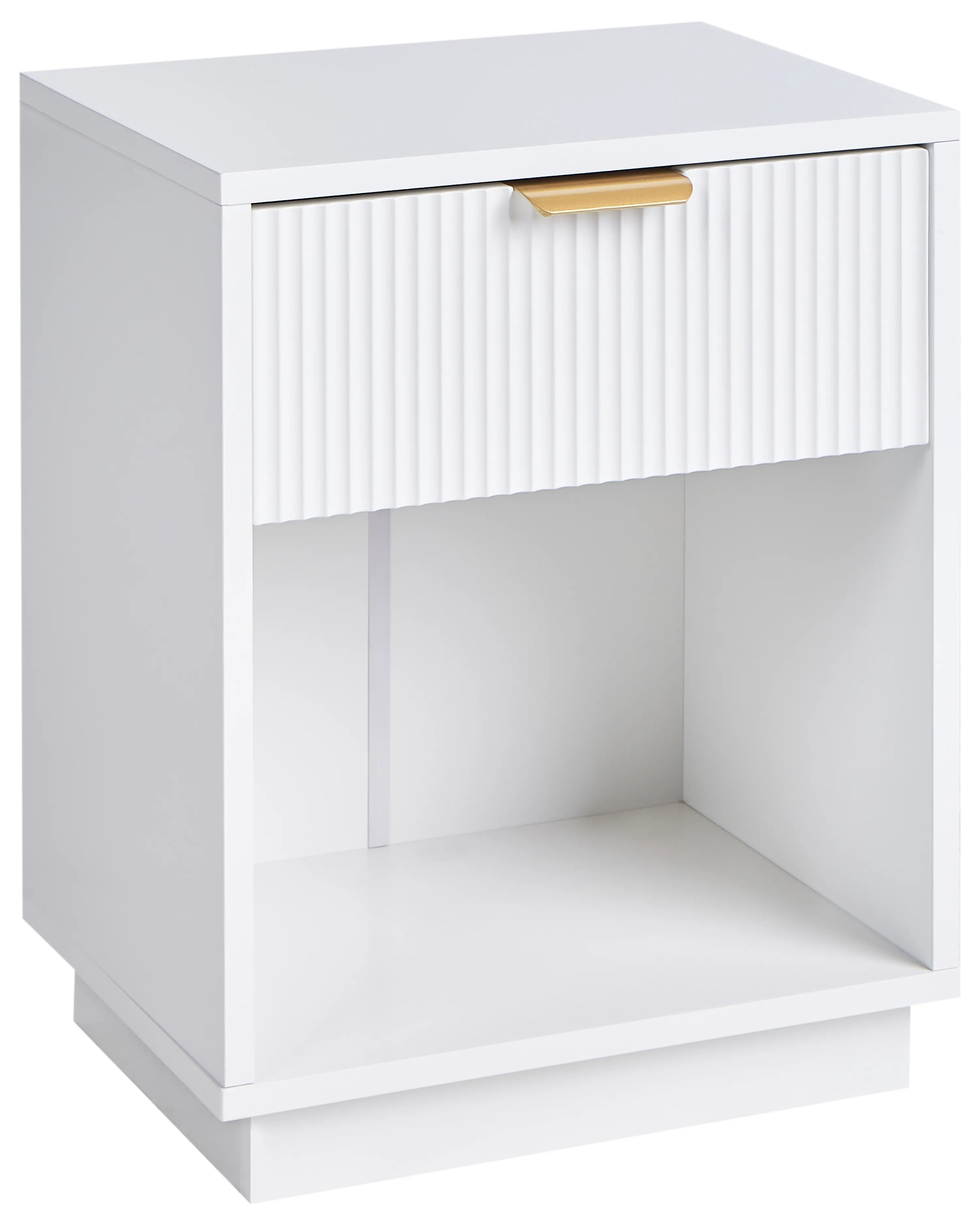 1 Drawer Bedside Table SUMMERVILLE White