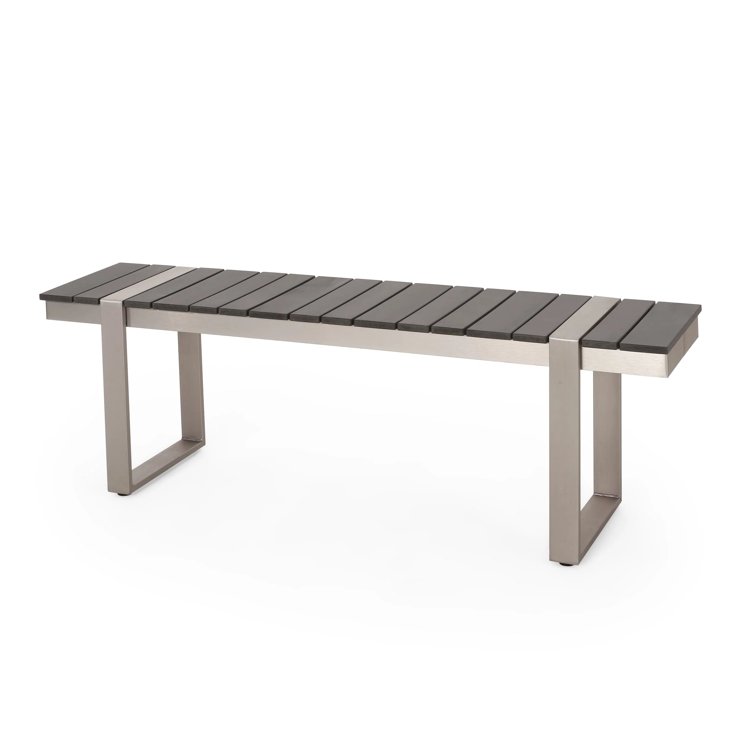 Cibola Outdoor Aluminum Dining Bench by Christopher Knight Home