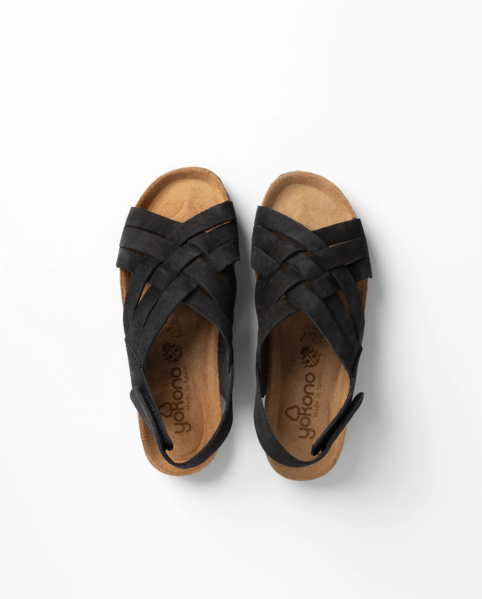 Sandalia plana VILLA-251 negro